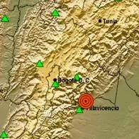 Sismo en Colombia hoy 11 de abril.