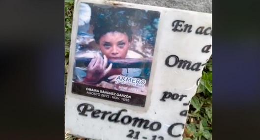 Omaira, niña que se hizo reconocida por fallecer en la tragedia de Armero en 1985. Se dice que un cura maldijo al pueblo del Tolima 37 años antes