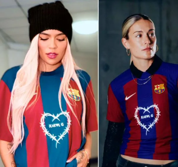 Dicen cómo conseguir la camiseta del FC Barcelona con el logo de Karol G