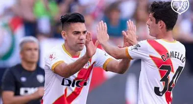 Falcao García, elogiado por el entrenador de Rayo Vallecano, tras sumar minutos contra Getafe