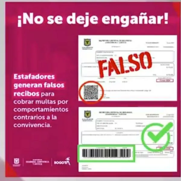 Estafas en Bogotá: delincuentes mandan mensajes falsos en WhatsApp por multas