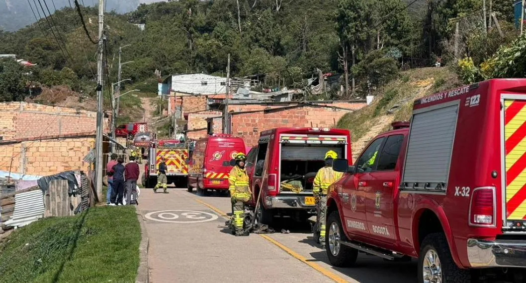 Incendios forestales en Bogotá: bomberos atienden 3 emergencias en los cerros