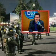 Néstor Morales rechazó los bloqueos de taxistas y motociclistas en el aeropuerto El Dorado, en Bogotá. Donde hubo enfrentamientos por más de 7 horas. 