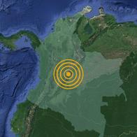 Temblor en Colombia hoy 2024-04-17 15:31:17 en Los Santos - Santander, Colombia