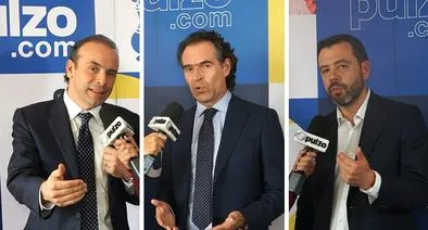 Carlos Fernando Galán, 'Fico' Gutiérrez y Alejandro Éder hablan de inversión de empresas de Estados Unidos.