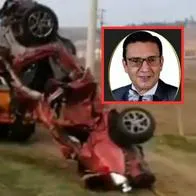 Murió profesor en trágico accidente de tránsito en Tunja: su carro fue aplastado por un camión y quedó totalmente destruído. 