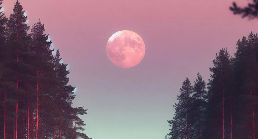 Qué es la Luna Rosa y cuándo se puede ver en abril