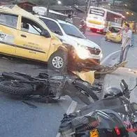 Un muerto y múltiples heridos por dos accidentes simultáneos en la autopista Norte de Copacabana, Antioquia