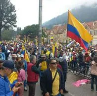Lluvias en Bogotá no dañaron las marchas contra el Gobierno de Gustavo Petro: detalles
