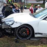 Porsche accidentado entre Bogotá y Tunja: iba en competencia y dueño es un empresario