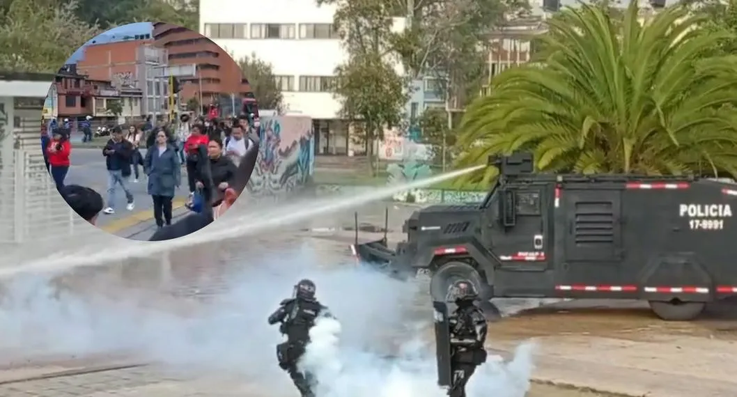 Protestas en la Universidad Nacional. 