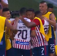 Gol de Junior de Barranquilla ante Liga de Quito: penal de Carlos Bacca