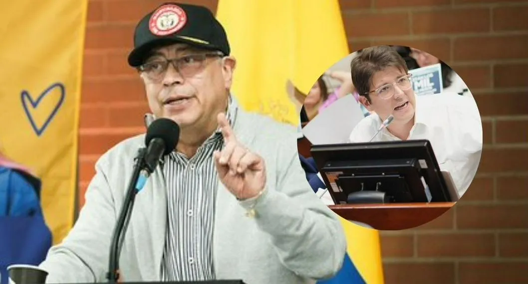 Gustavo Petro llamó mentiroso a Miguel Uribe por video de marcha del 21 de abril