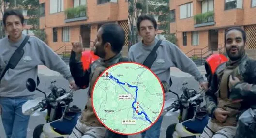 Jóvenes compararon recorrido de Medellín a Bogotá en avión vs. moto y el resultado sorprende
