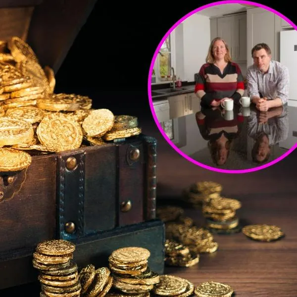 Esta es la pareja que descubrió un millonario tesoro cuando remodelaba su casa en Inglaterra