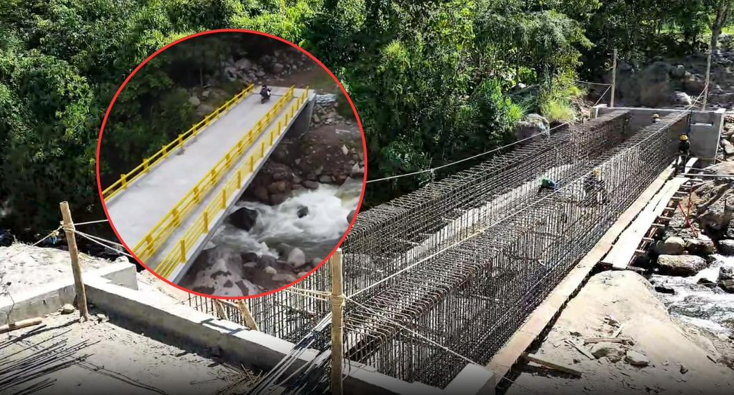 Gobierno entrega nuevo puente a campesinos de Huila y Tolima, en Colombia