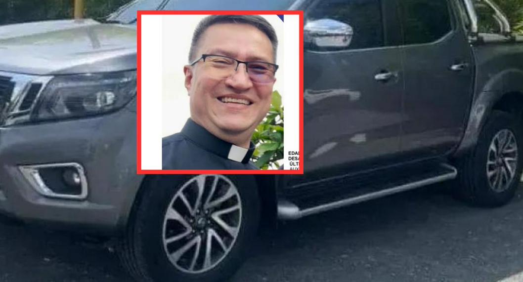 Desapareció el sacerdote Darío Valencia Uribe en Pereira y dejó una mancha de sangre en su camioneta, que fue abandonada. 