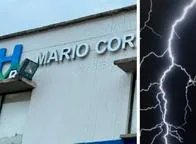 Hospital fue impactado por un rayo y dejó varios pacientes a oscuras; el daño fue grande