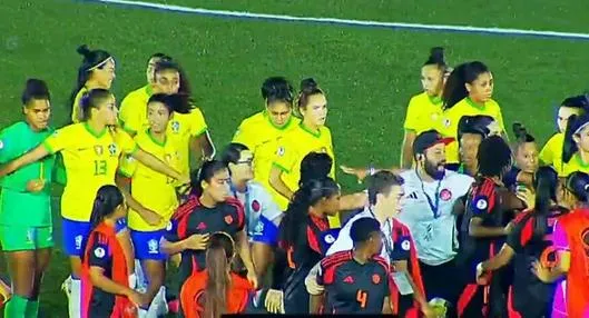 En polémica finalizo el partido entre Colombia y Brasil por el Sudamericanoo Femenino Sub-20: se burlaron e insultaron a la' 'Tricolor'.