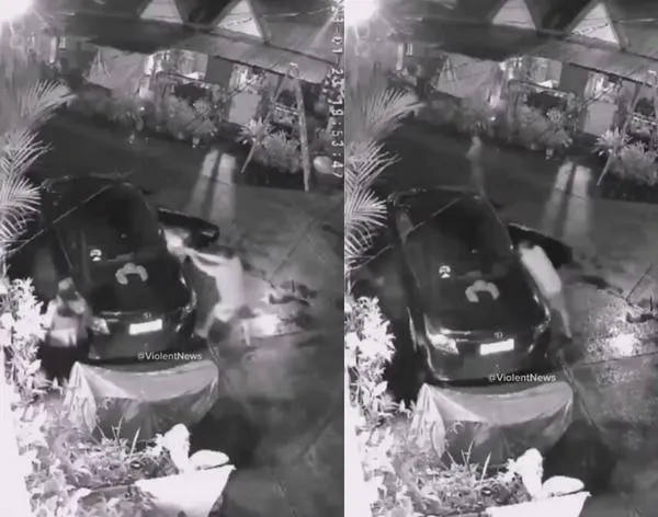 Video | Retirado de la Policía le disparó a supuesto amante de su pareja