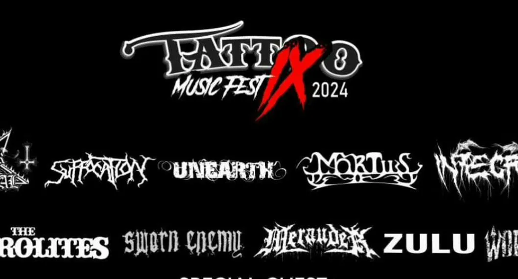 Cuándo y dónde será el 'Tattoo Fest' 2024 en Bogotá: estas bandas se presentan