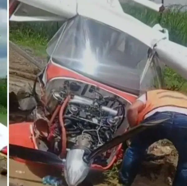Murió motociclista impactado por avioneta que se precipitó a tierra en Cartago