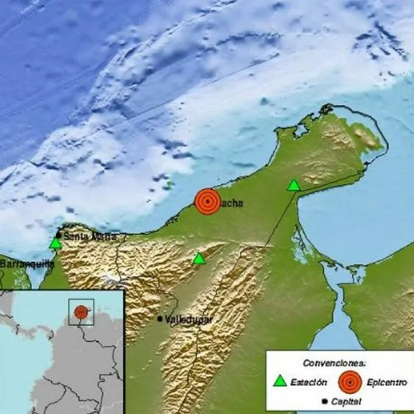 Temblor en Colombia causó susto entre habitantes del Caribe