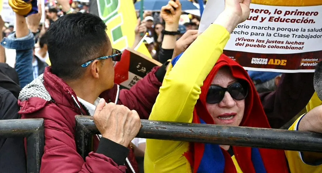 Marchas del Primero de Mayo, que no igualaron a las de la oposición, pese a Petro