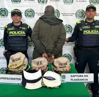 Capturan a hombre que pretendía sacar cocaína desde El Dorado hacia China en gorras