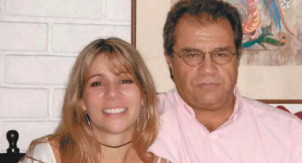 José Manuel Gnecco y su esposa. 