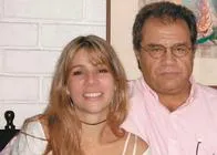 José Manuel Gnecco y su esposa. 