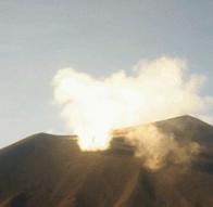 Registro del volcán Puracé. 