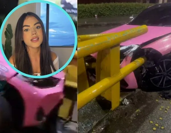 Influencer María Alejandra Villegas tuvo accidente en Medellín; quedó herida