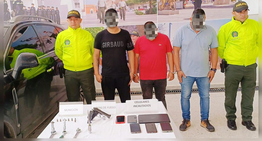 Llegaron del interior a delinquir en Festival Vallenato: capturados tres hombres por hurto a vehículos