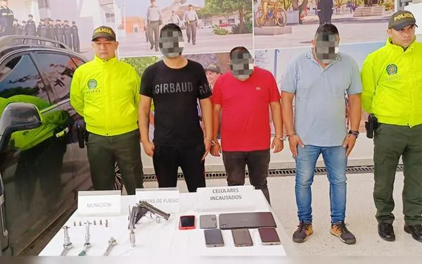 Llegaron del interior a delinquir en Festival Vallenato: capturados tres hombres por hurto a vehículos