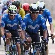Nairo Quintana con buenas sensaciones después de terminar la segunda etapa del Giro de Italia