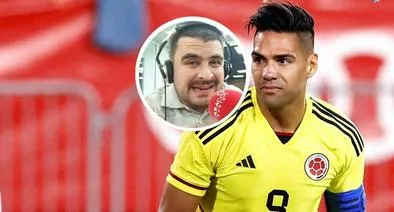 Fotos de Falcao García y de Juan Felipe Cadavid, en nota de que el jugador intervino en matrimonio del periodista y revelan cómo fue.