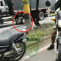 Motociclista murió atropellada por camión en autopista Sur de Medellín-Itagüí
