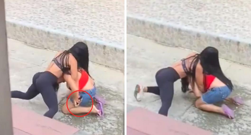 Dos mujeres protagonizaron una riña en Sopetrán, Antioquia; una de ellas sacó un taser