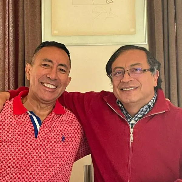 El exgerente de la campaña presidencial y el presidente Gustavo Petro.