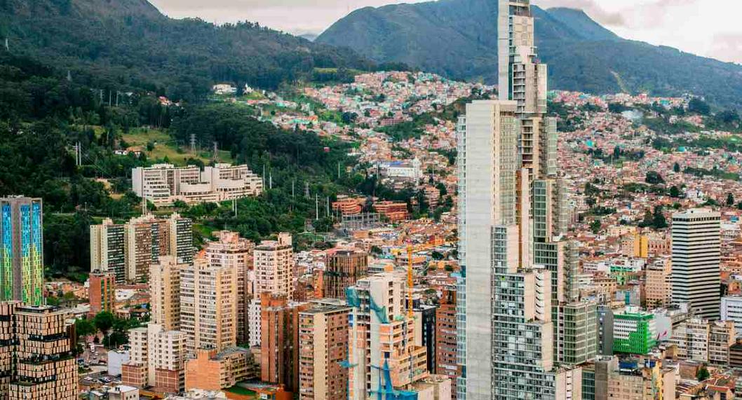 Foto panorámica bogotana, en nota de Cuál es el barrio mas pequeño de Bogotá, muy famoso en Colombia y de gran historia
