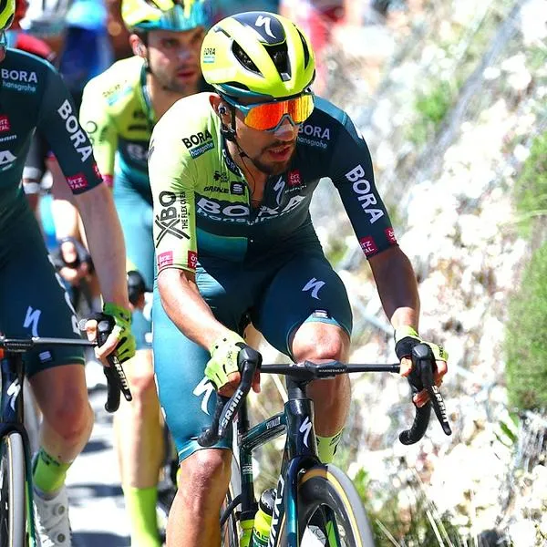 Dabiel Felipe Martínez, segundo en clasificación del Giro de Italia  2024 tras etapa 9.