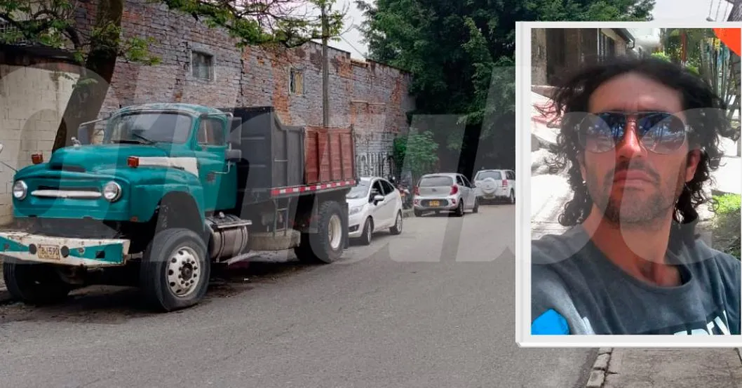 En Medellín encuentran a hombre muerto bajo volqueta en comuna 12