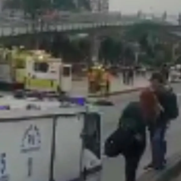 Hombre murió AL ser atropellado por un camión en la avenida Ferrocarril de Medellín