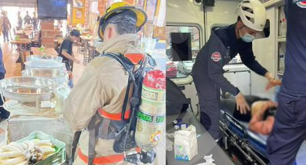Tres heridos en incendio provocado por explosión de mechero de un buffet en restaurante de Itagüí, Antioquia
