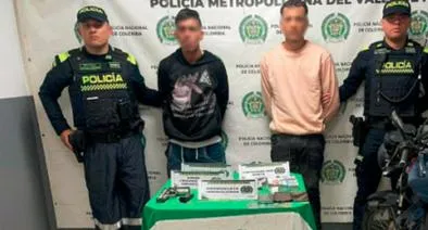 Se iban a volar con 45 millones de pesos y los cogió la Policía en Laureles