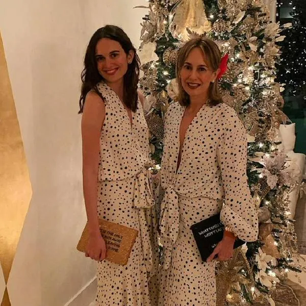 Sofía Espinosa y Silvia Tcherassi, en nota sobre que hijo de la diseñadora se casó