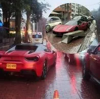 Quién es el dueño del Ferrari mal parqueado en Bogotá y cuánto pagará de multa