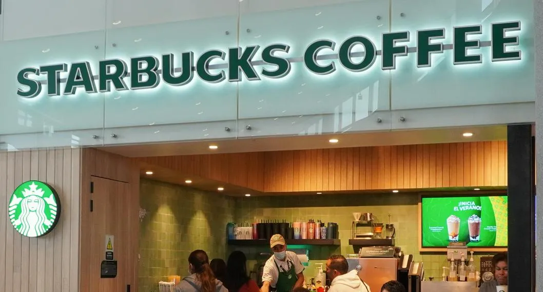 Local de Starbucks, cuya dueña es una empresa mexicana, propietaria de varias cadenas de restaurantes en el país
