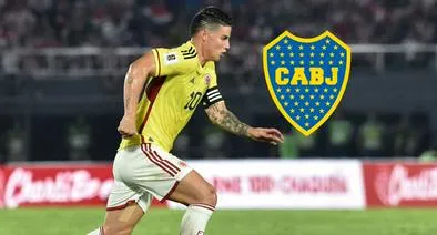 James Rodríguez podría jugar en Boca Juniors de Argentina.